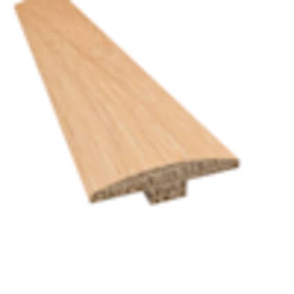 Bellawood Prefinished Pearlescent White Oak Wire Brushed 2 in. Wide x 6.5 ft. Length T-Molding
